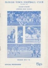 Slough Town v Carshalton Athletic 22-Sep-1973