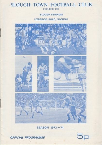 Slough Town v Carshalton Athletic 22-Sep-1973