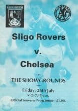 Sligo Rovers v Chelsea   26-Jul-1991