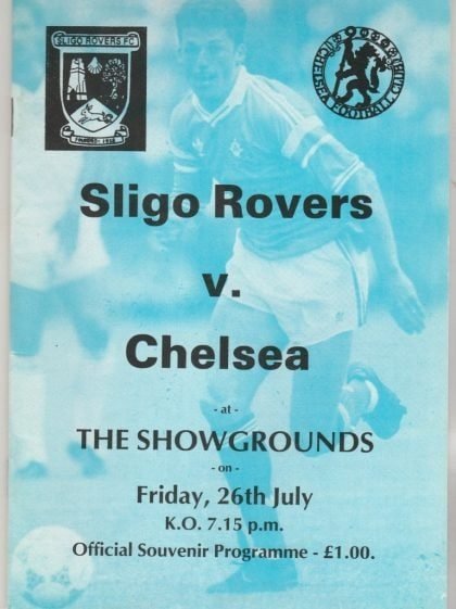 Sligo Rovers v Chelsea   26-Jul-1991
