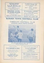 Slough Town v Cheshunt   07-Sep-1968