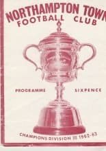 Northampton Town v Derby County 07-Sep-1963