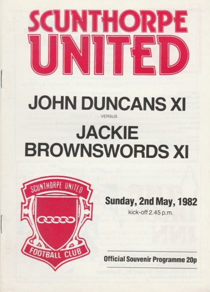 John Duncan's XI v Jackie Brownswords XI   02-May-1982