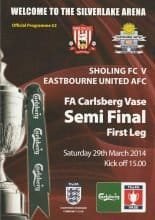 Sholing v Eastbourne United 29-Mar-2014