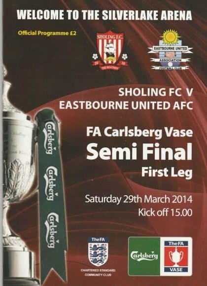 Sholing v Eastbourne United 29-Mar-2014