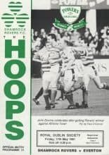 Shamrock Rovers v Everton   17-May-1991