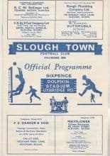 Slough Town v Finchley  16-Oct-1965