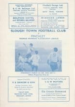 Slough Town v Finchley 05-Mar-1969