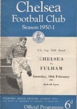 Chelsea v Fulham  10-Feb-1951