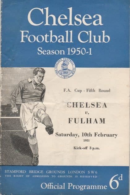 Chelsea v Fulham  10-Feb-1951