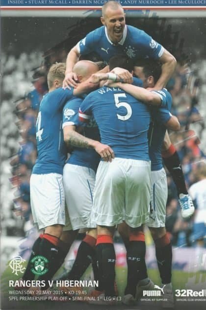 Glasgow Rangers v Hibernian 20-May-2015