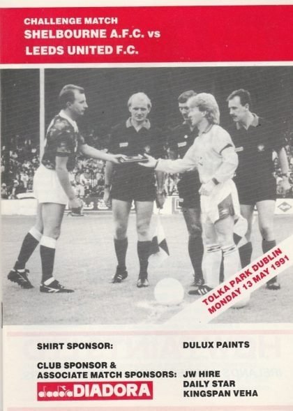 Shelbourne v Leeds United 13-May-1991