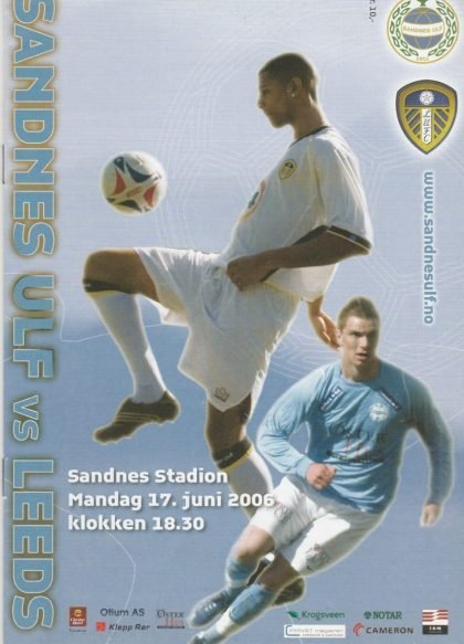 Sandnes v Leeds United  17-Jun-2006