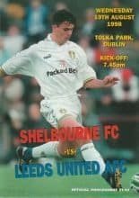 Shelbourne v Leeds United 19-Aug-1998