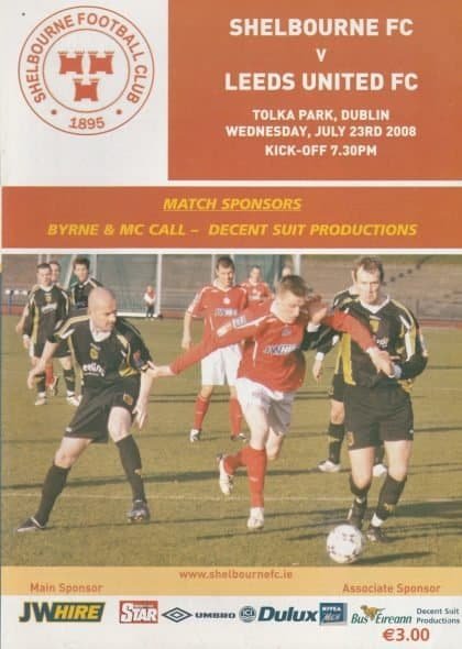 Shelbourne v Leeds United 23-Jul-2008
