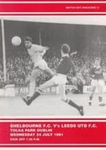 Shelbourne v Leeds United 24-Jul-1991