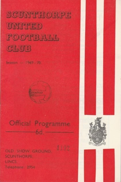 Scunthorpe United v Leicester City  26-Nov-1969