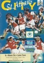 St Albans City v Luton Town   03-Aug-1996
