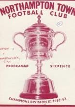Northampton Town v Manchester City 01-Feb-1964