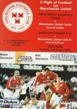 Shelbourne v Manchester United 2nd XI  10-Aug-2000