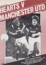 Heart of Midlothian v Manchester United 02-Sep-1986