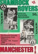 Shamrock Rovers v Manchester United 05-Aug-1994