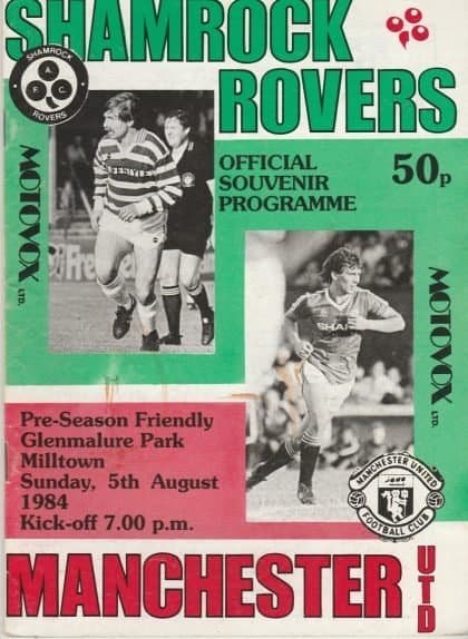 Shamrock Rovers v Manchester United 05-Aug-1994