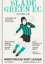 Slade Green v Millwall 23-Jul-1994
