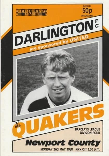 Darlington v Newport County 02-May-1988