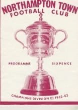 Northampton Town v Plymouth Argyle 18-Feb-1964
