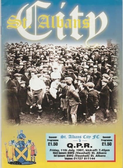 St Albans City v Queens Park Rangers 11-Jul-1997