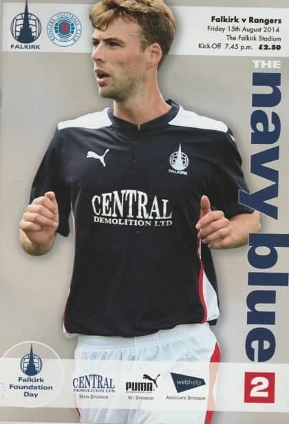 Falkirk v Glasgow Rangers 15-Aug-2014