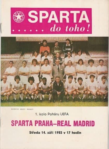 Sparta Prague v Real Madrid   14-Sep-1983