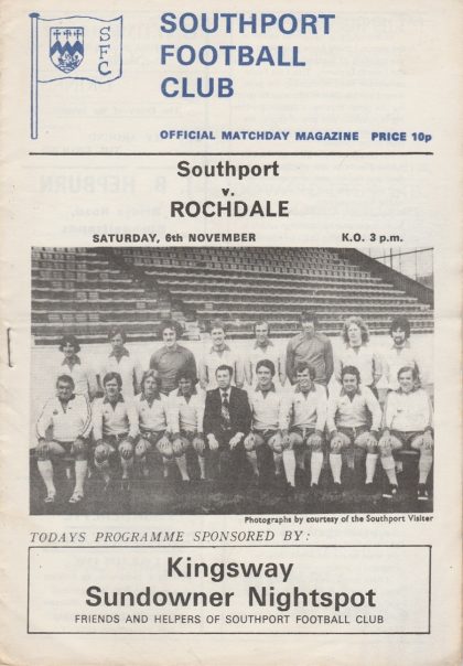 Southport v Rochdale  06-Nov-1976