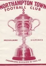 Northampton Town v Rotherham United 26-Dec-1963