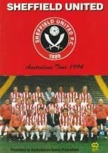 Sheffield United Australian Tour programme 1994