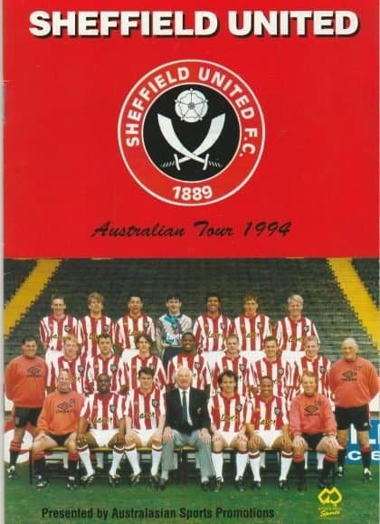 Sheffield United Australian Tour programme 1994