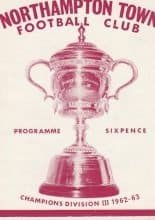 Northampton Town v Sunderland 21-Dec-1963