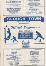 Slough Town v Uxbridge 31-Mar-1965