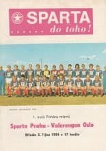 Sparta Prague v Valerenga Oslo  03-Oct-1984