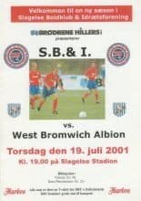 Slagelse Boldklub & Idraetsforening v West Bromwich Albion 19-Jul-2001
