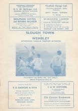 Slough Town v Wembley  12-Apr-1969