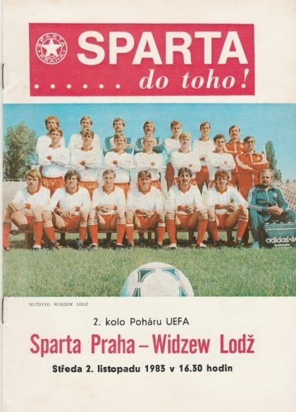 Sparta Prague v Widzew Lodz   02-Oct-1983