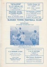 Slough Town v Woking  09-Dec-1968
