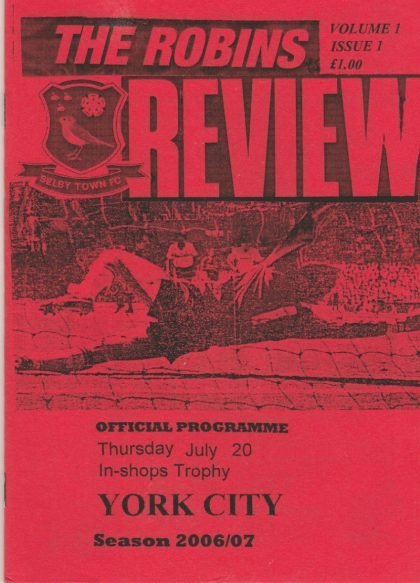 Selby Town v York City 20-Jul-2006