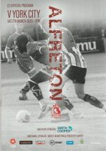 Alfreton Town v York City  07-Mar-2020