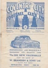 Coventry City v Everton 05-Apr-1952