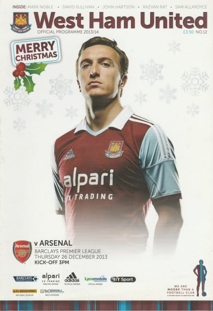 West Ham United v Arsenal  26-Dec-2013