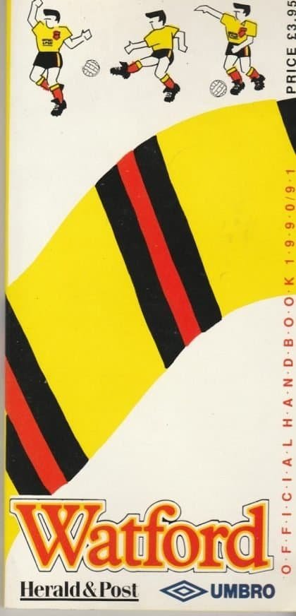 Watford Official Handbook 1990-91