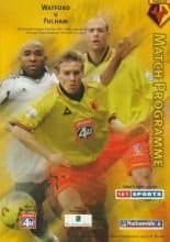 Watford v Fulham  20-Jan-2001